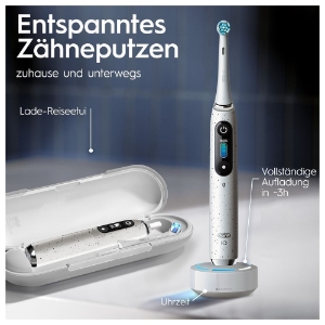 Oral-B iO Series 10 Elektrische Zahnbürste Stardust White 
