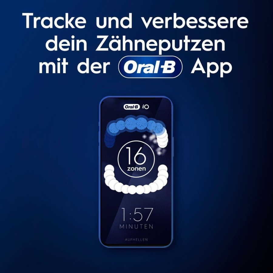 Oral-B iO Series 10 Elektrische Zahnbürste Stardust White 
