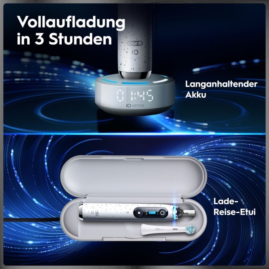 Oral-B iO Series 10 Elektrische Zahnbürste Stardust White 