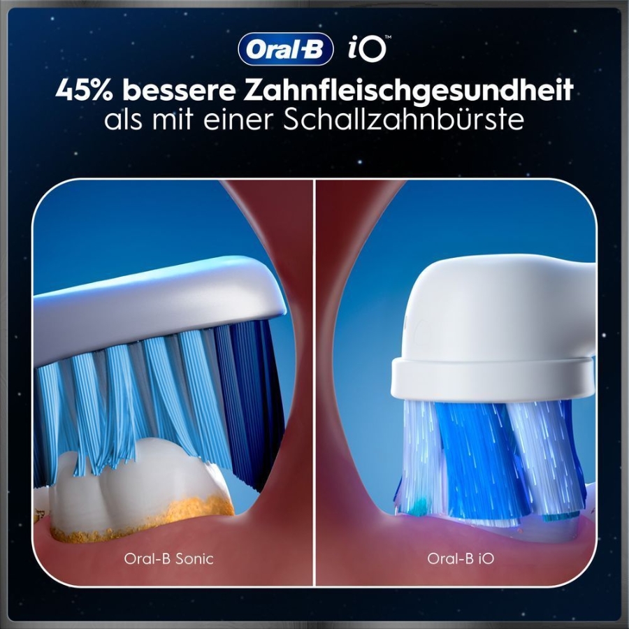 Oral-B iO Series 10 Elektrische Zahnbürste Stardust White 