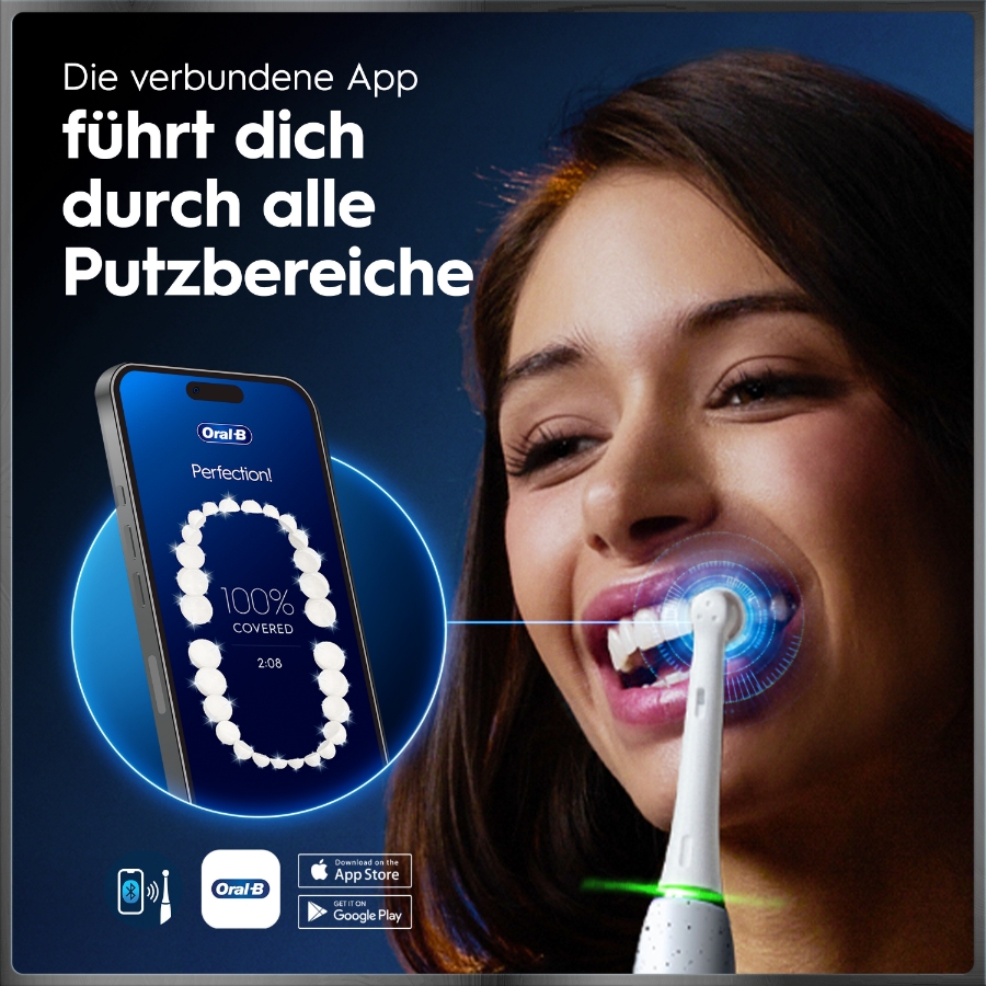 Oral-B iO Series 10 Elektrische Zahnbürste Stardust White 