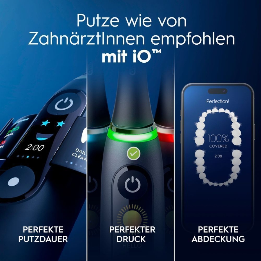 Oral-B iO Series 9 Elektrische Zahnbürste Black Onyx 