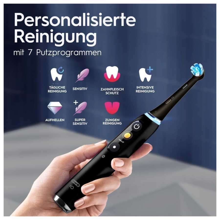 Oral-B iO Series 9 Elektrische Zahnbürste Black Onyx 