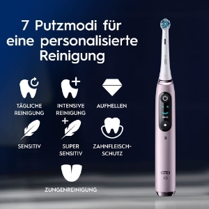 Oral-B iO Series 9 Elektrische Zahnbürste Rose Quartz 