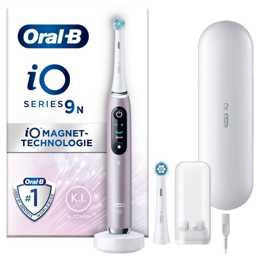 Oral-B iO Series 9 Elektrische Zahnbürste Rose Quartz 