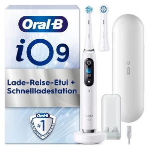 Oral-B iO Series 9 Elektrische Zahnbürste White Alabaster
