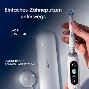 Oral-B iO Series 9 Elektrische Zahnbürste White Alabaster