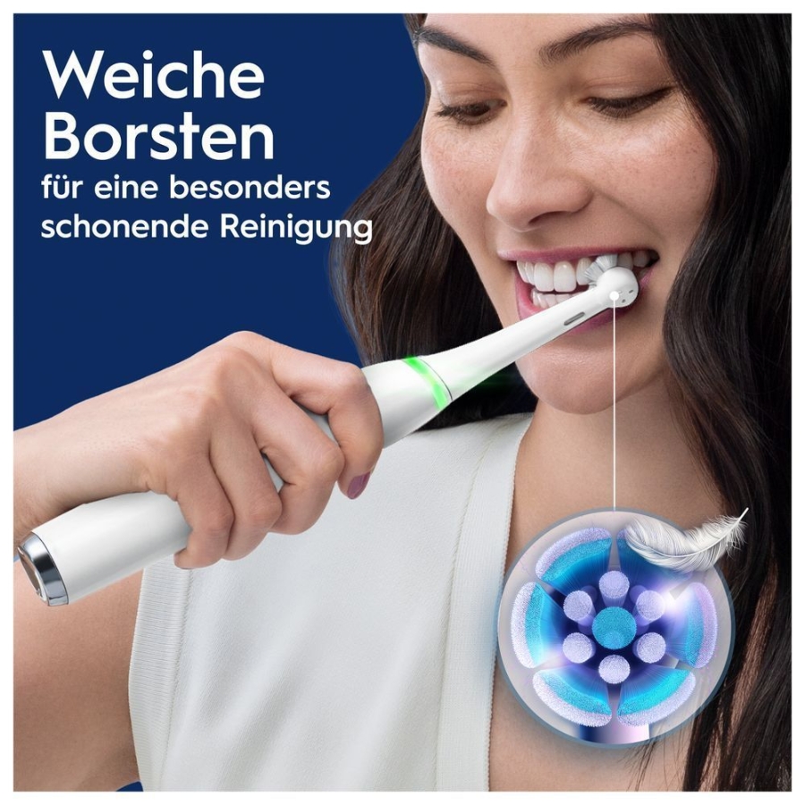 Oral-B iO Series 9 Elektrische Zahnbürste White Alabaster 