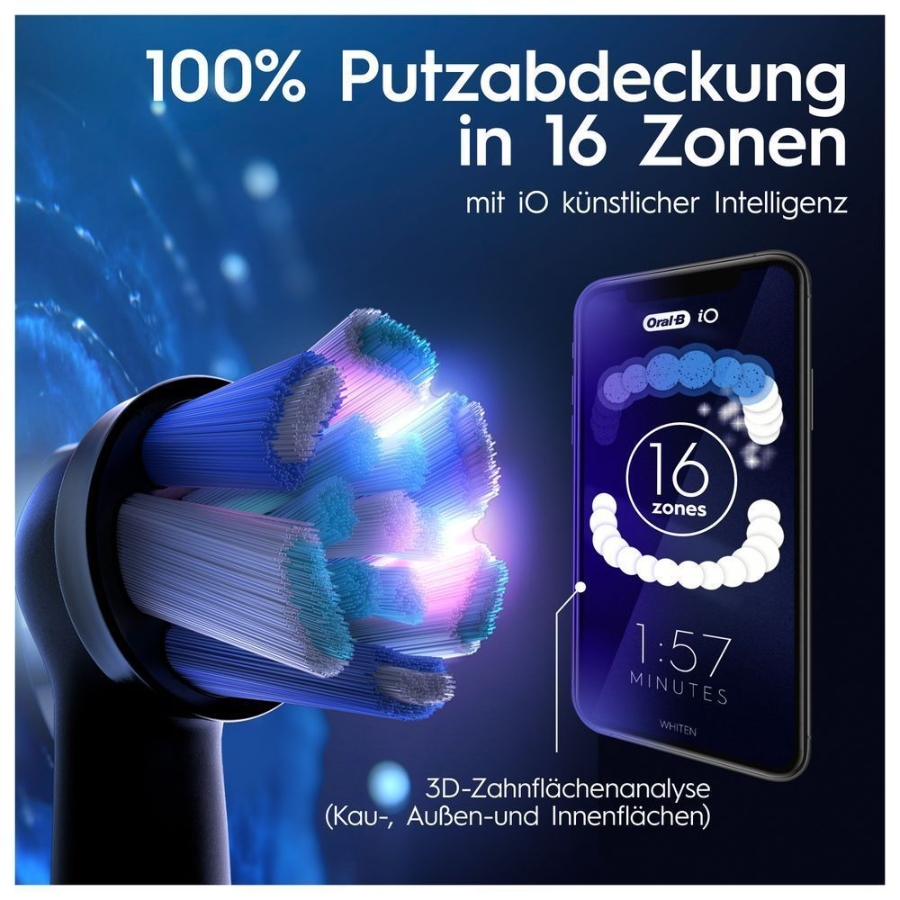 Oral-B iO Series 9 Elektrische Zahnbürste White Alabaster 