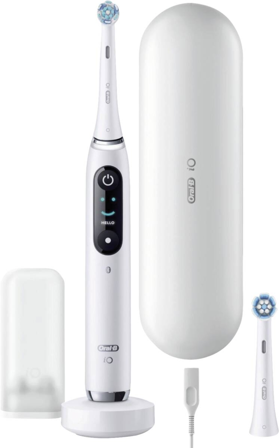 Oral-B iO Series 9 Elektrische Zahnbürste White Alabaster 