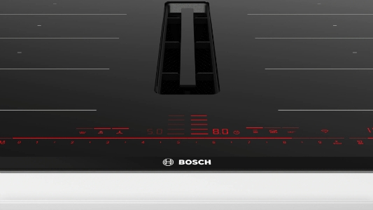 Bosch PXX875D57E Induktionskochfeld mit Dunstabzug 80cm Schwarz 