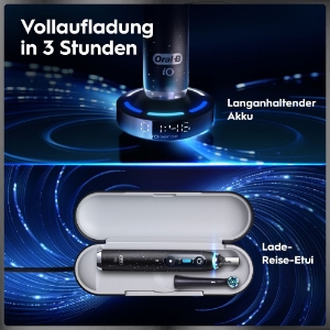 Oral-B iO Series 10 Elektrische Zahnbürste Cosmic Black 
