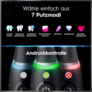 Oral-B iO Series 10 Elektrische Zahnbürste Cosmic Black 