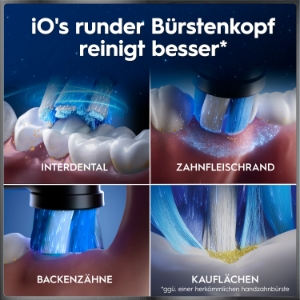 Oral-B iO Series 10 Elektrische Zahnbürste Cosmic Black 