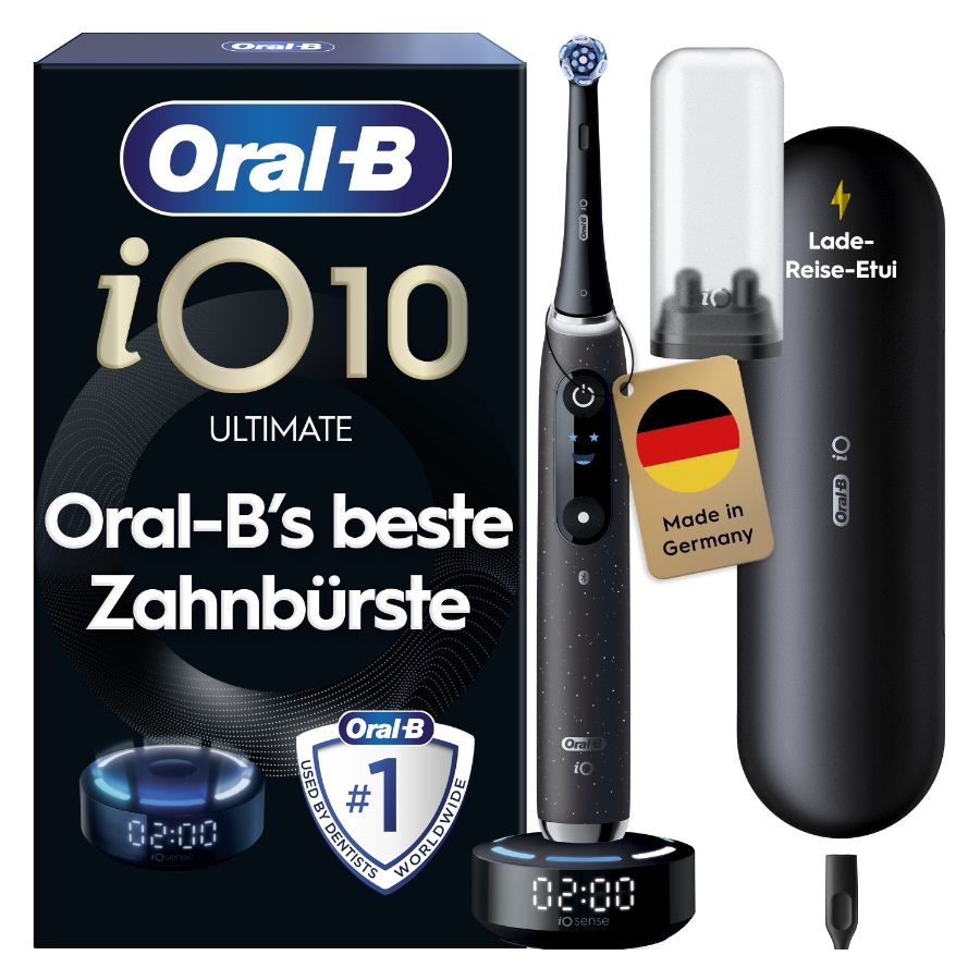 Oral-B iO Series 10 Elektrische Zahnbürste Cosmic Black 