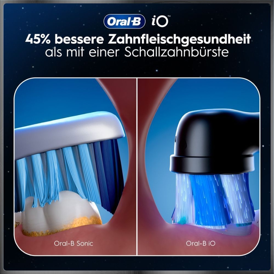 Oral-B iO Series 10 Elektrische Zahnbürste Cosmic Black 