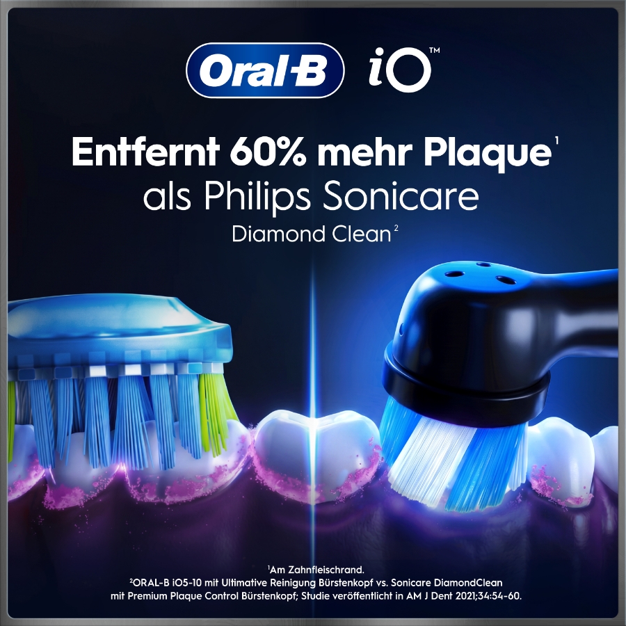 Oral-B iO Series 10 Elektrische Zahnbürste Cosmic Black 