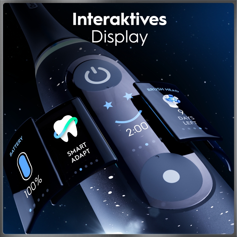 Oral-B iO Series 10 Elektrische Zahnbürste Cosmic Black 