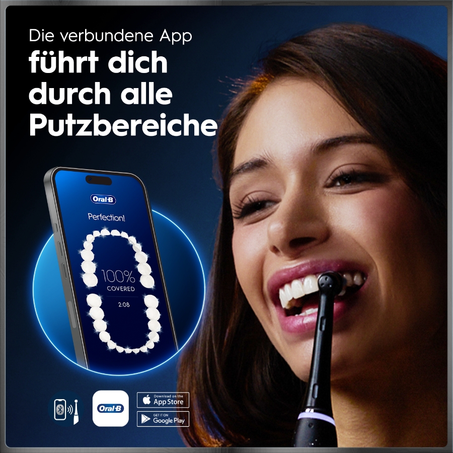 Oral-B iO Series 10 Elektrische Zahnbürste Cosmic Black 