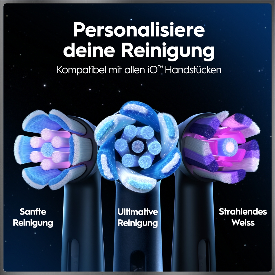 Oral-B iO Series 10 Elektrische Zahnbürste Cosmic Black 
