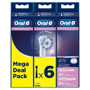 Oral-B Sensitive Clean Aufsteckbürsten 6er 