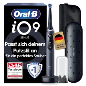Oral-B iO Series 9 Luxe Edition Elektrische Zahnbürste Black Onyx 