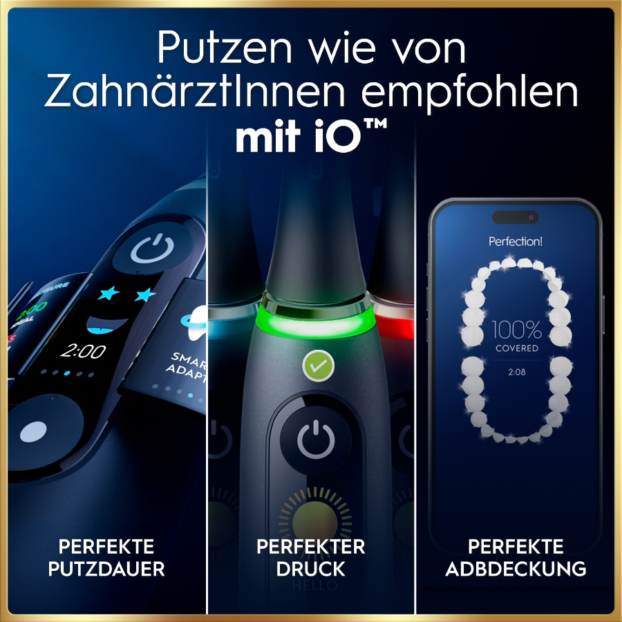 Oral-B iO Series 9 Luxe Edition Elektrische Zahnbürste Black Onyx 