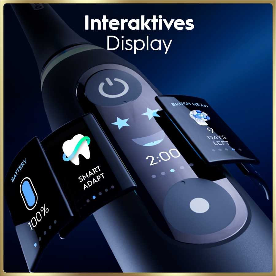 Oral-B iO Series 9 Luxe Edition Elektrische Zahnbürste Black Onyx 