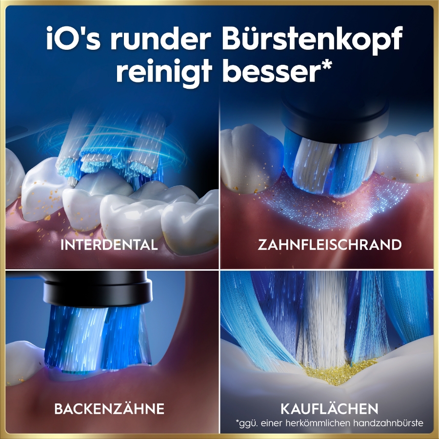 Oral-B iO Series 9 Luxe Edition Elektrische Zahnbürste Black Onyx 