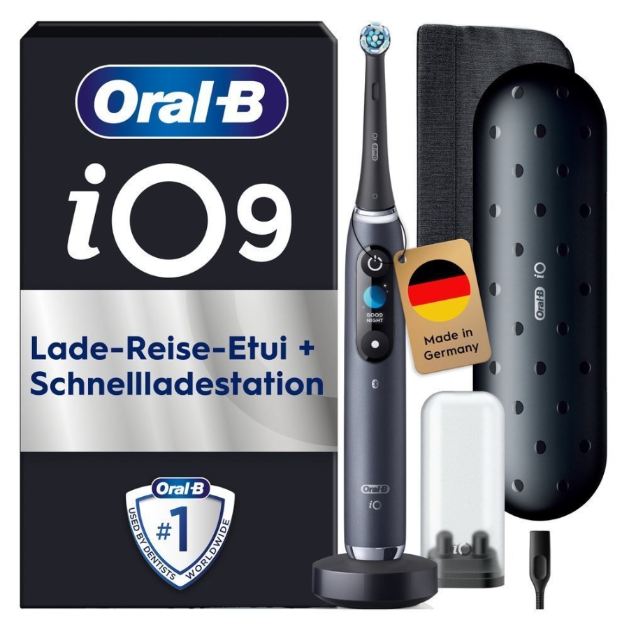 Oral-B iO Series 9 Luxe Edition Elektrische Zahnbürste Black Onyx 