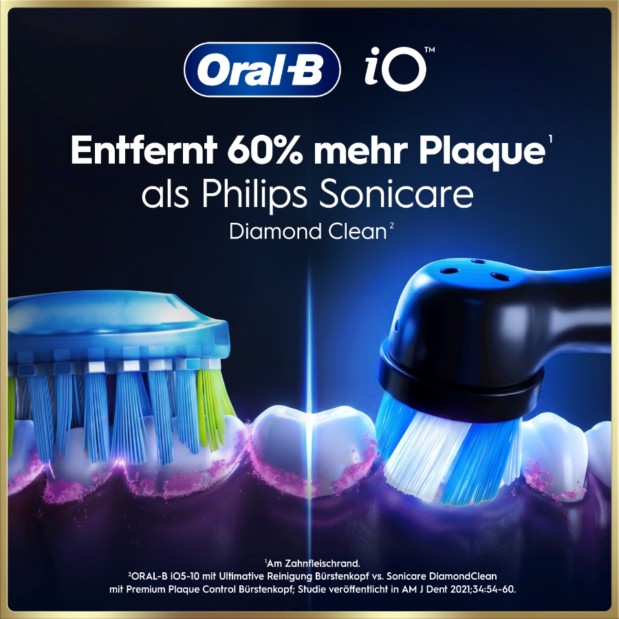Oral-B iO Series 9 Luxe Edition Elektrische Zahnbürste Black Onyx 