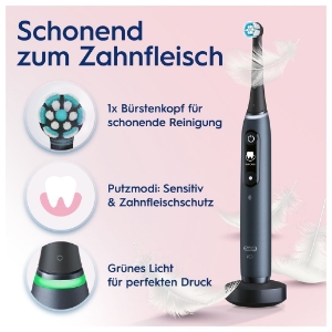Oral-B iO Series 7 Elektrische Zahnbürste Black Onyx 
