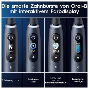 Oral-B iO Series 8 Elektrische Zahnbürste Black Onyx 