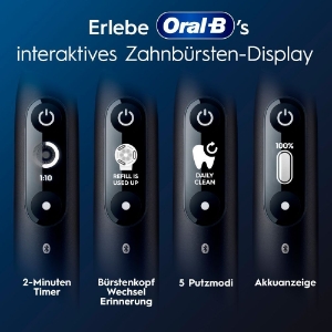 Oral-B iO Series 6 Elektrische Zahnbürste Black Lava  