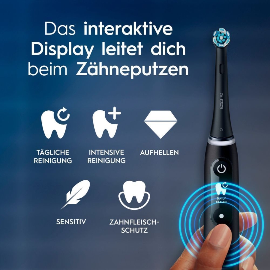 Oral-B iO Series 6 Elektrische Zahnbürste Black Lava  