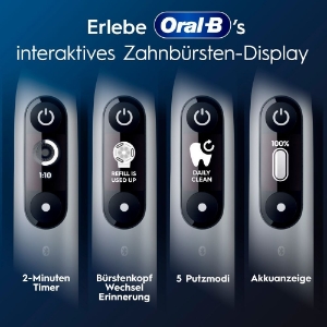 Oral-B iO Series 6 Elektrische Zahnbürste Grey Opal