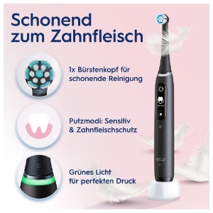 Oral-B iO Series 6 Elektrische Zahnbürste Grey Opal  