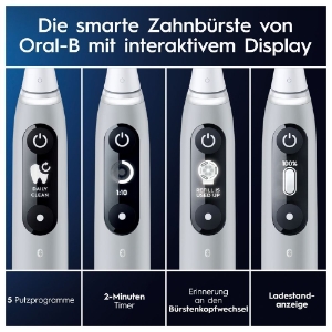 Oral-B iO Series 6 Elektrische Zahnbürste Grey Opal  