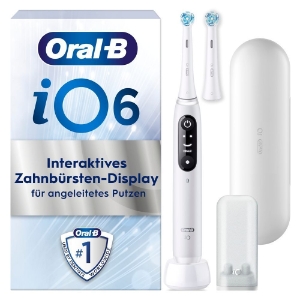 Oral-B iO Series 6 Elektrische Zahnbürste White Alabaster 