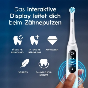 Oral-B iO Series 6 Elektrische Zahnbürste White Alabaster 