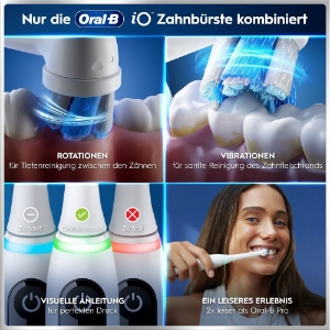 Oral-B iO Series 6 Elektrische Zahnbürste White Alabaster 