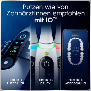 Oral-B iO Series 6 Elektrische Zahnbürste White Alabaster 