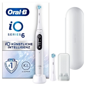 Oral-B iO Series 6 Elektrische Zahnbürste White Alabaster 