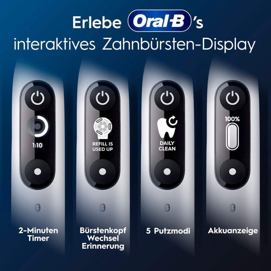 Oral-B iO Series 6 Elektrische Zahnbürste White Alabaster 
