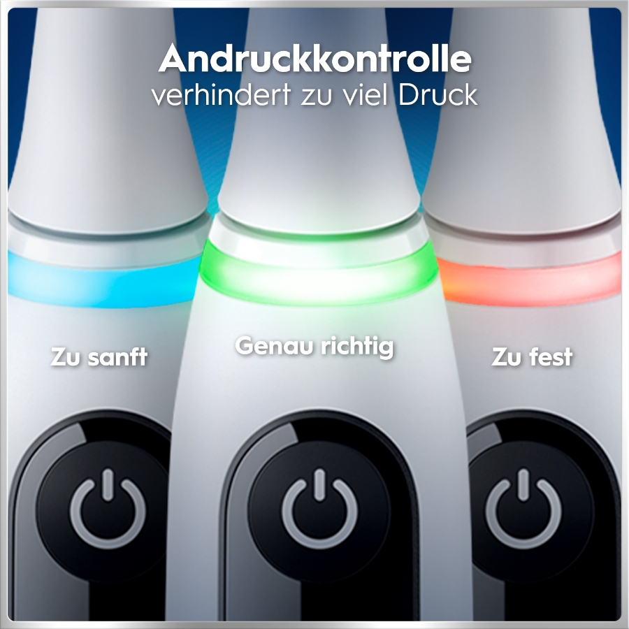 Oral-B iO Series 6 Elektrische Zahnbürste White Alabaster 