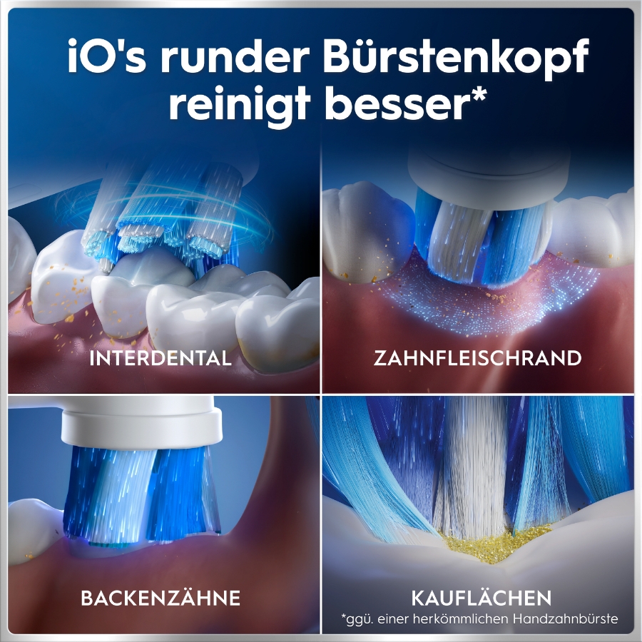 Oral-B iO Series 6 Elektrische Zahnbürste White Alabaster 