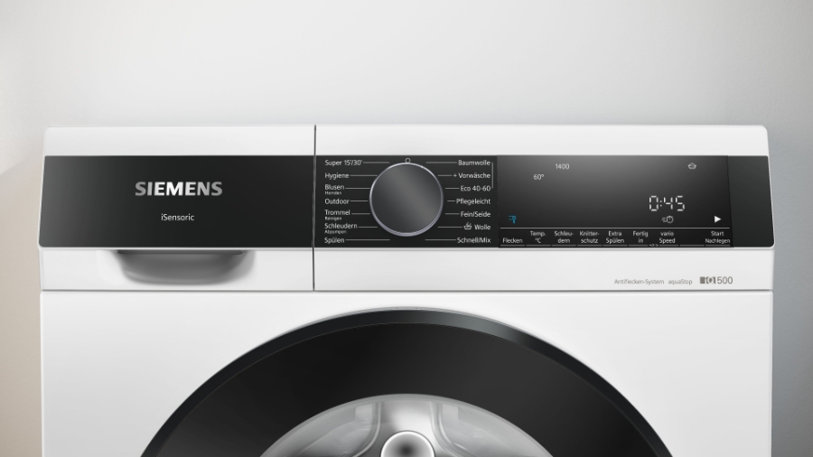 Siemens WG44G100EP Waschmaschine weiss 9kg 1400 U/min 
