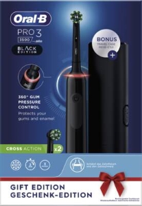 Oral-B Pro 3 3500 Elektrische Zahnbürste Schwarz 