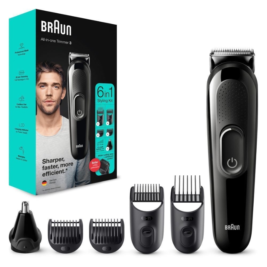 Braun Personal Care All-in-One 3 Trimmer MGK3322 