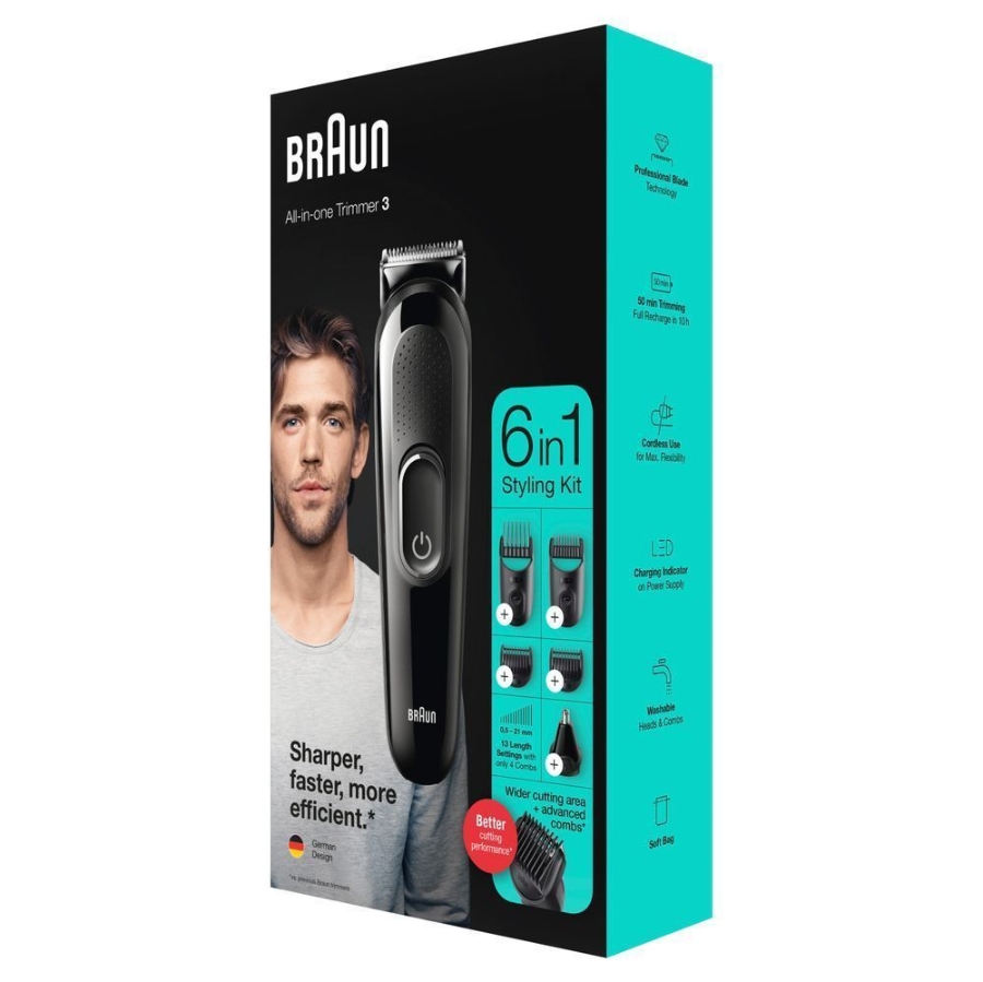 Braun Personal Care All-in-One 3 Trimmer MGK3322 